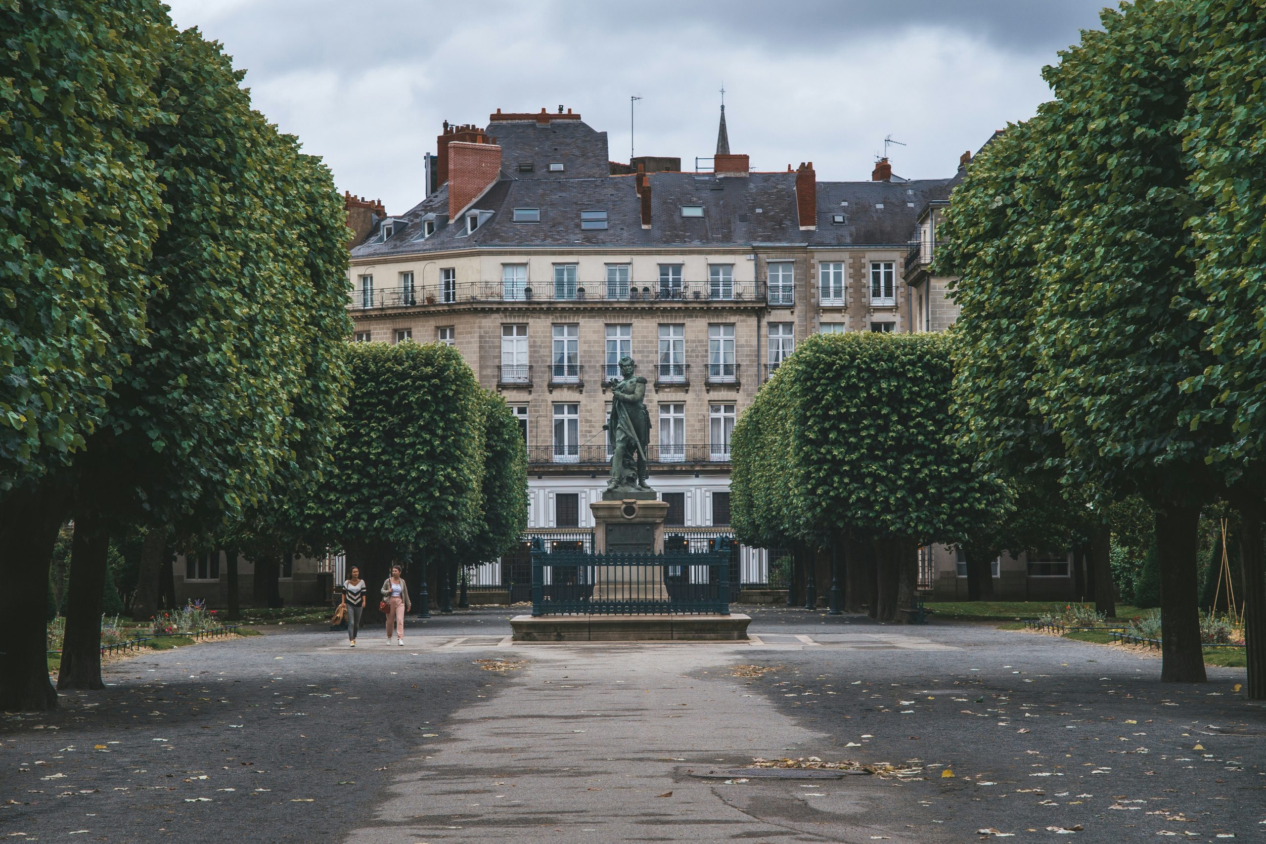 Façades d'immeubles du centre de Nantes